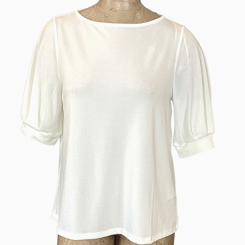 H&M Baloon Sleeve Strechy Blouse Size L